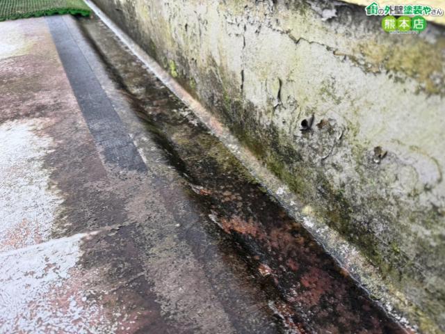 【熊本市南区城南町】ベランダの雨漏りでご相談|原因を突き止めた現場調査レポート