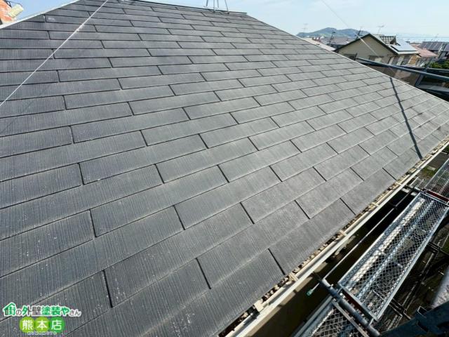 【熊本市東区】スレート屋根塗装工事の施工事例｜大和ハウス住宅を無機塗料で長寿命化