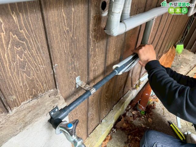 【山都町】寒波で水道管が破裂！凍結による水漏れを緊急補修しました