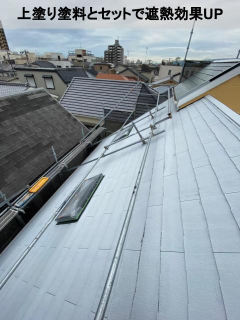 熊本市中央区屋根塗装工事遮熱塗料