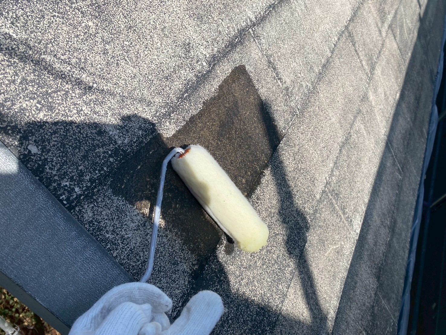 屋根下塗り塗布