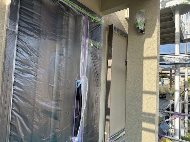 名古屋昭和区にて外壁塗装後の光媒体コーティング仕上げで耐久性向上