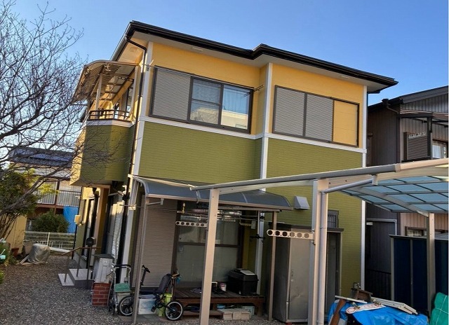 施工後の建物全景