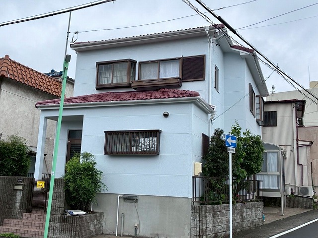 名古屋市天白区でモニエル瓦屋根を塗装｜下塗り3回で耐久性を高める施工事例