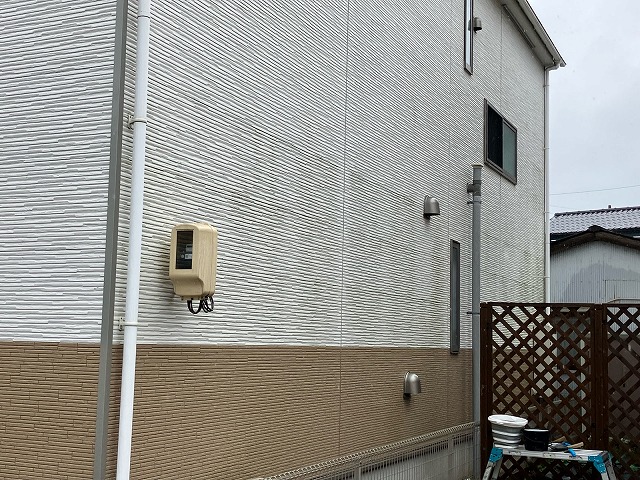 外壁全体の調査状況