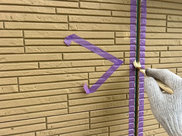 プライマー塗布作業