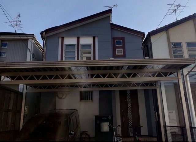 名古屋市北区　築12年パミール屋根の剝離対策｜カバー工法と太陽光復旧の施工事例