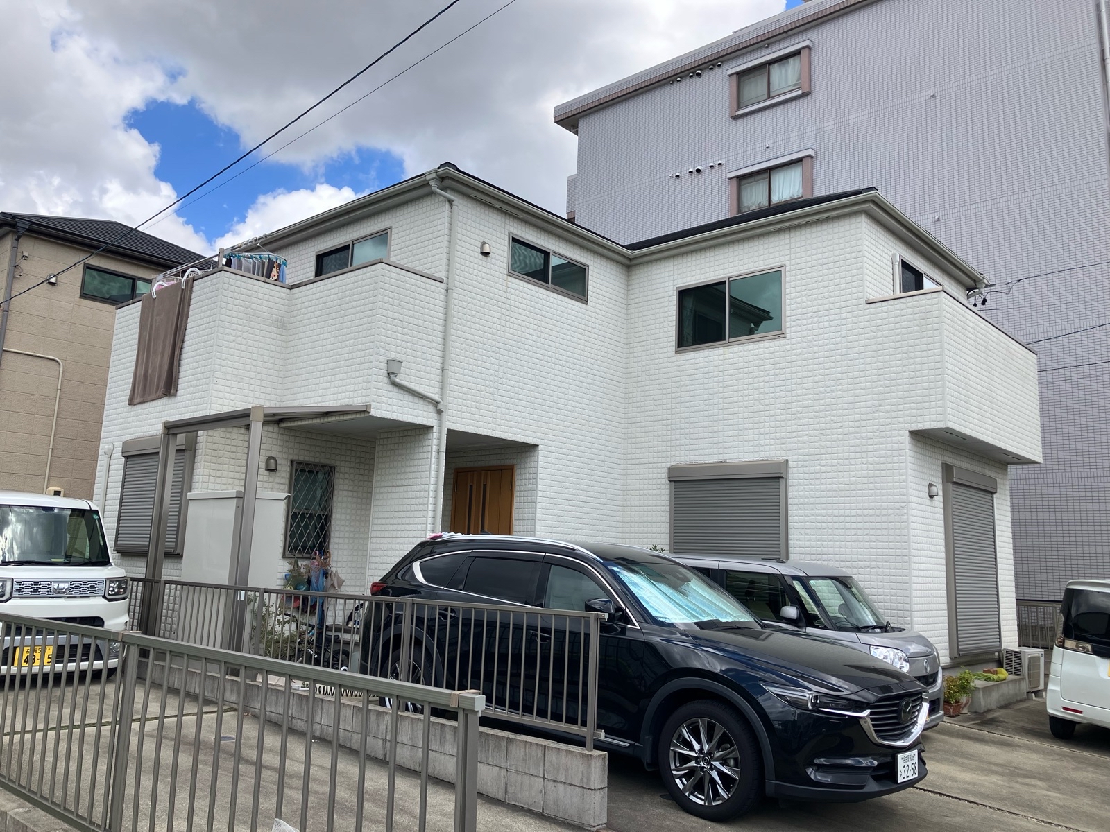 名古屋市南区で外壁・屋根塗装、チョーキングや外壁ひび割れが進んだ住まいを丁寧に塗り替え