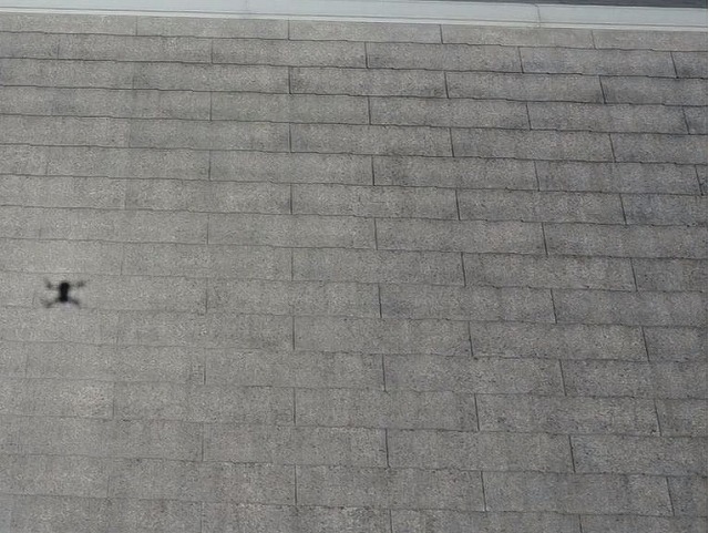 名古屋市南区 ドローンにて屋根カラーベスト調査と塗装提案事例