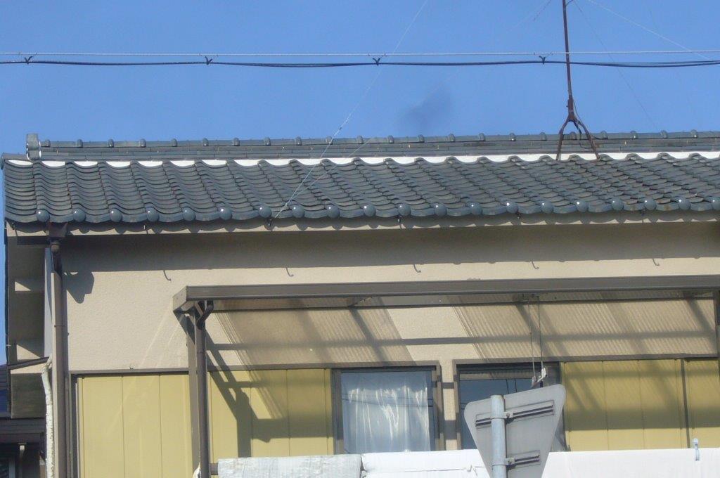 大阪市大正区にて木造２階建て住宅の台風被害を調査しに伺いました。