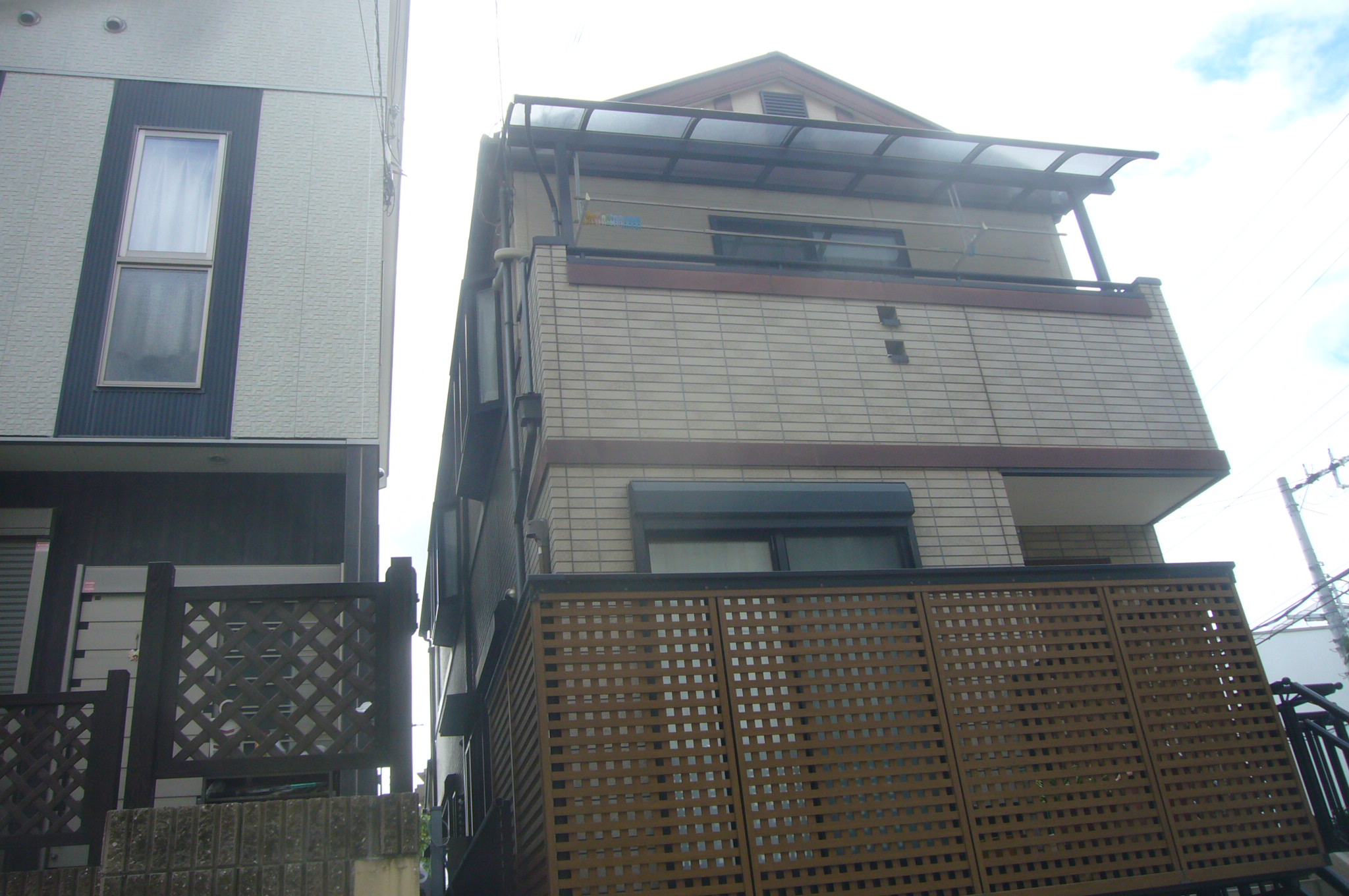 木造サイデイング貼り住宅