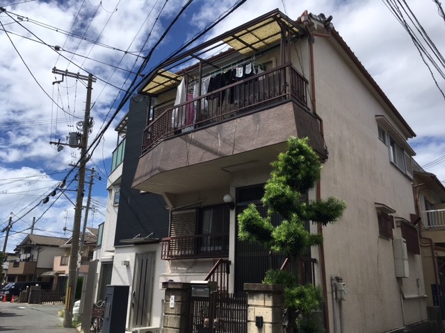 吹田市にて現場調査に伺いました。