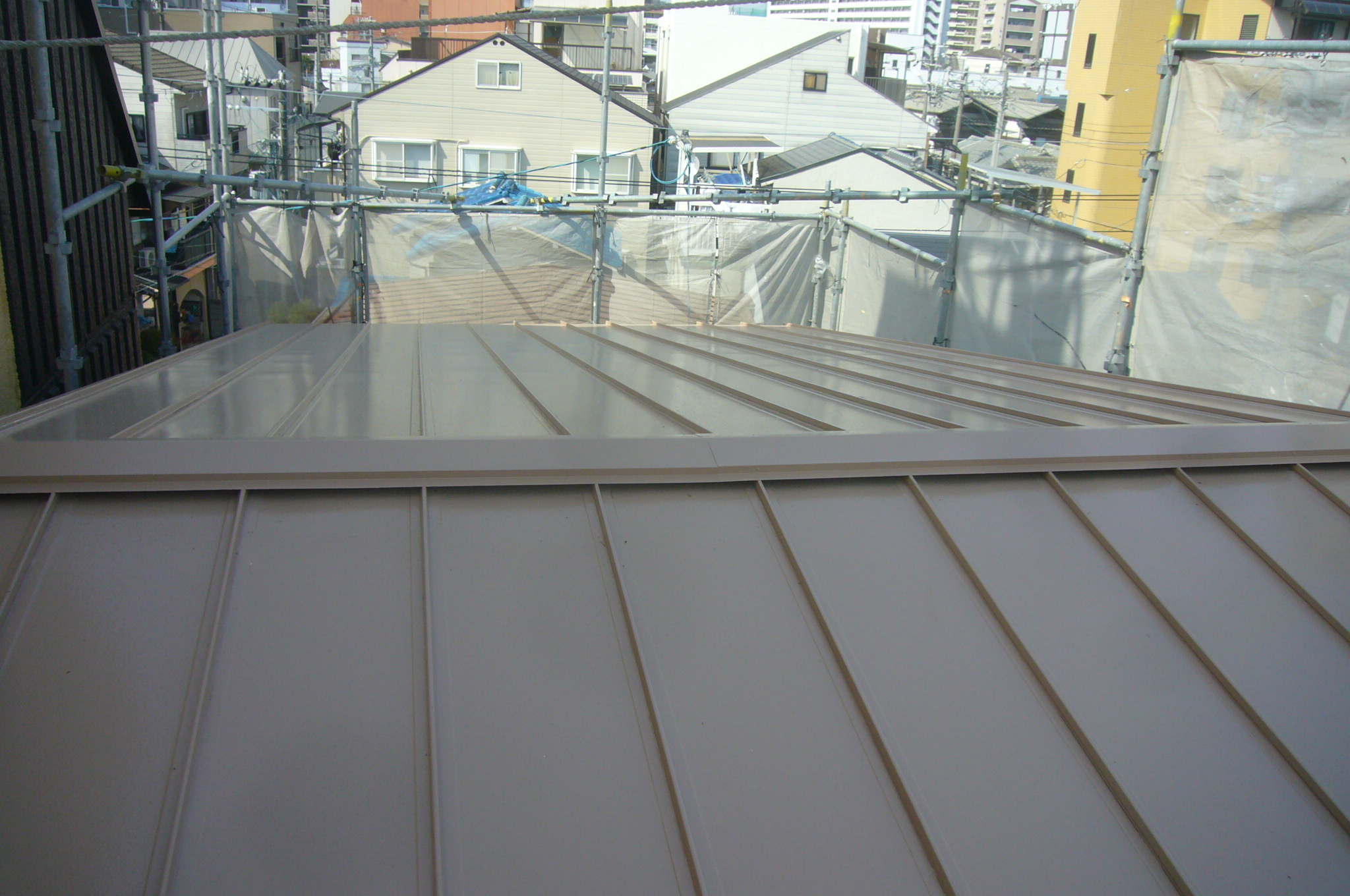 瓦棒屋根塗装