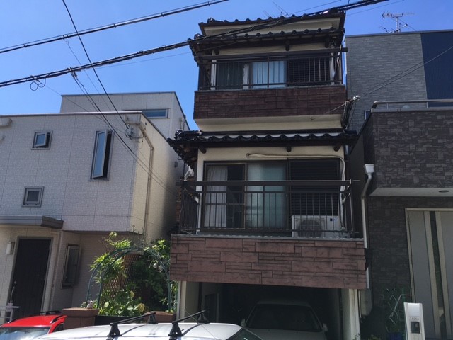 吹田市にて現場調査に伺いました。