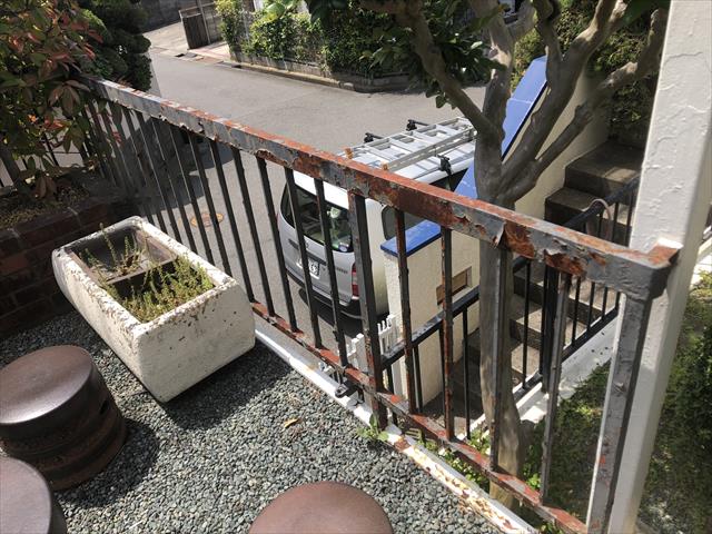 鉄製 手すり 劣化