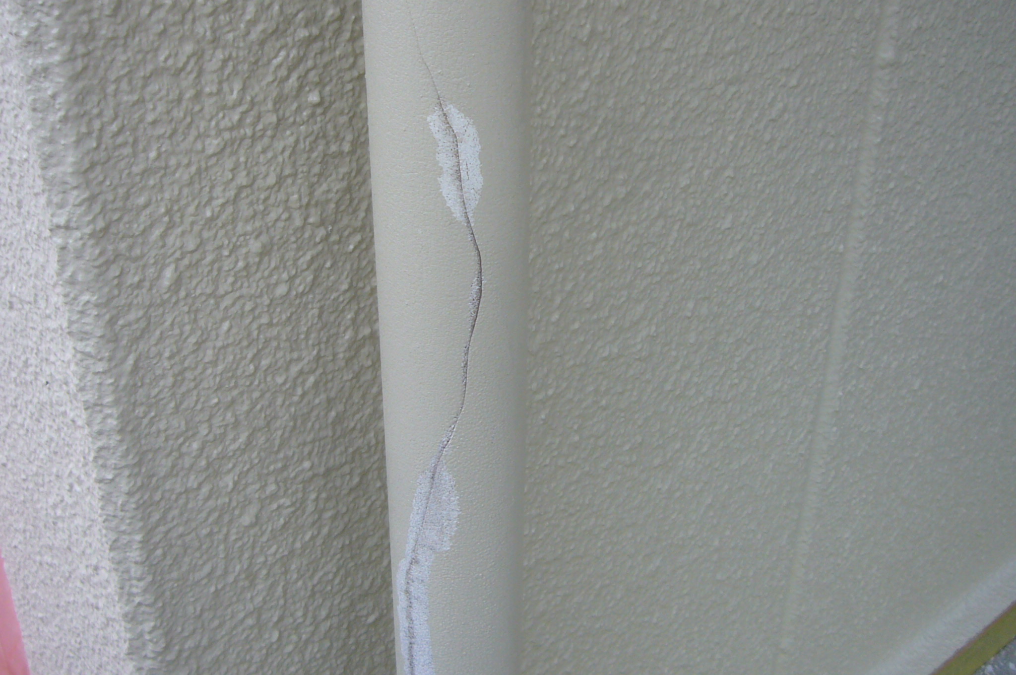 竪樋の破損