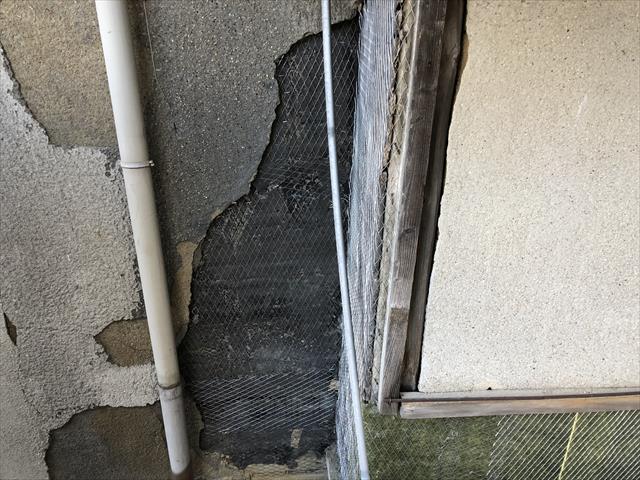 モルタル外壁　下地　ラス網
