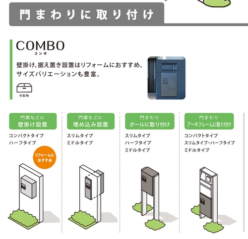 COMBO　門周り取付