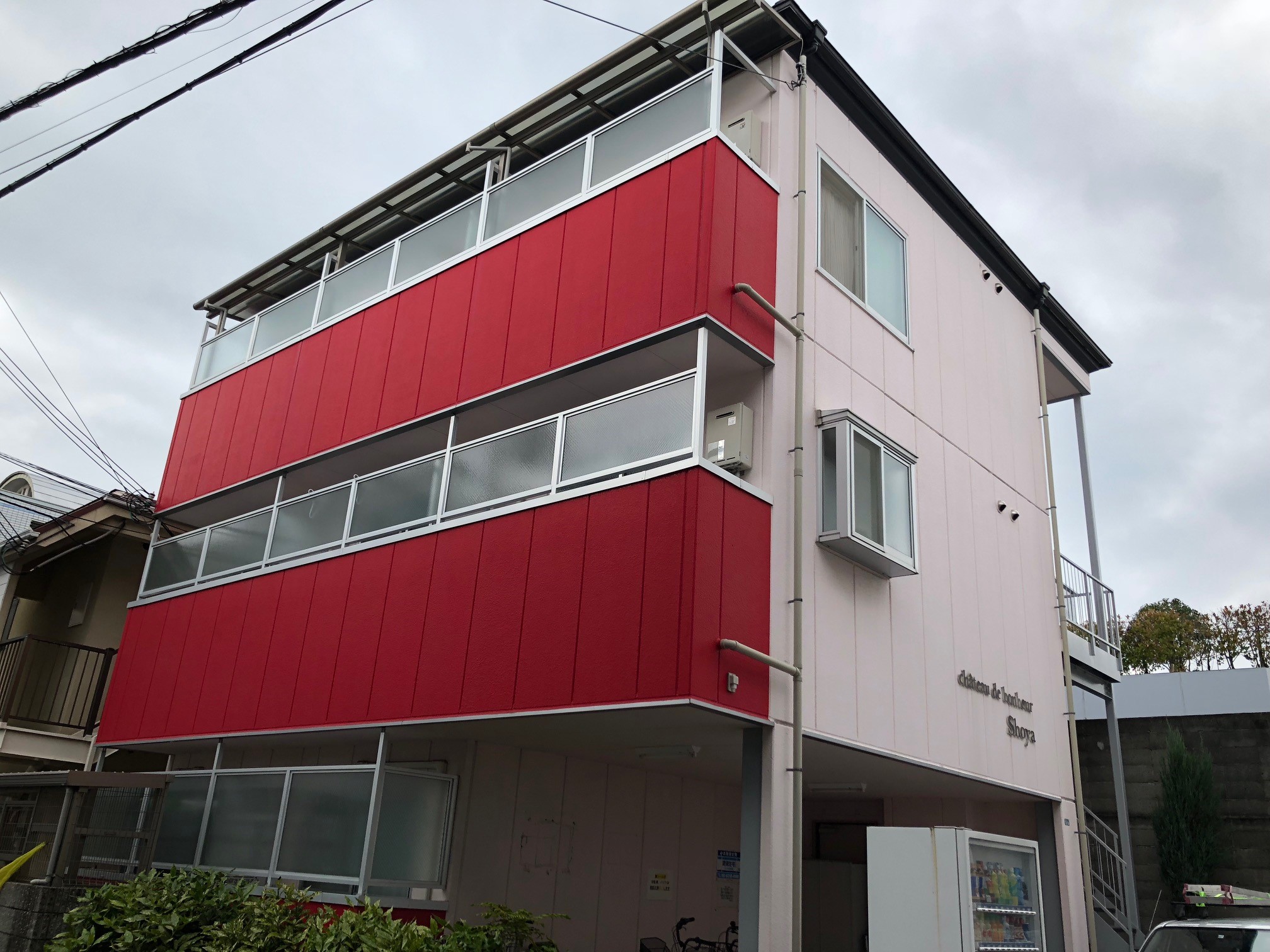 摂津市にて、外壁ALCの現場調査を行ってきました。