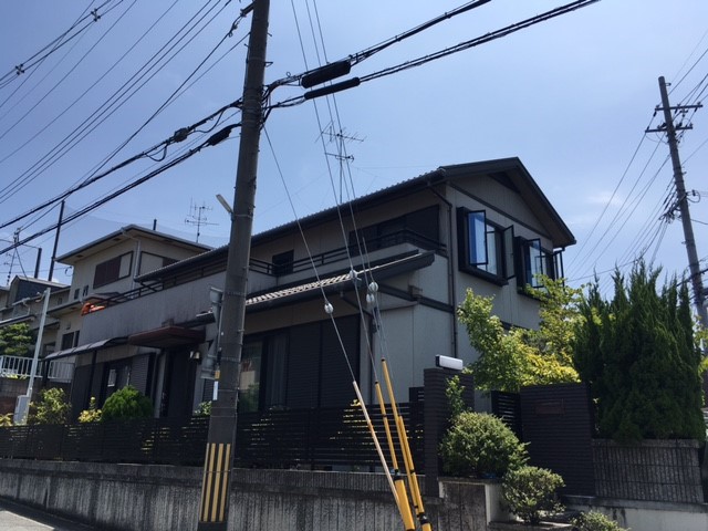 京都府宇治市の二階建一軒家に現場調査に伺いました。