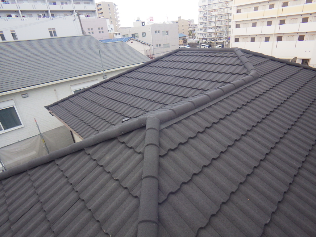屋根葺き替え後