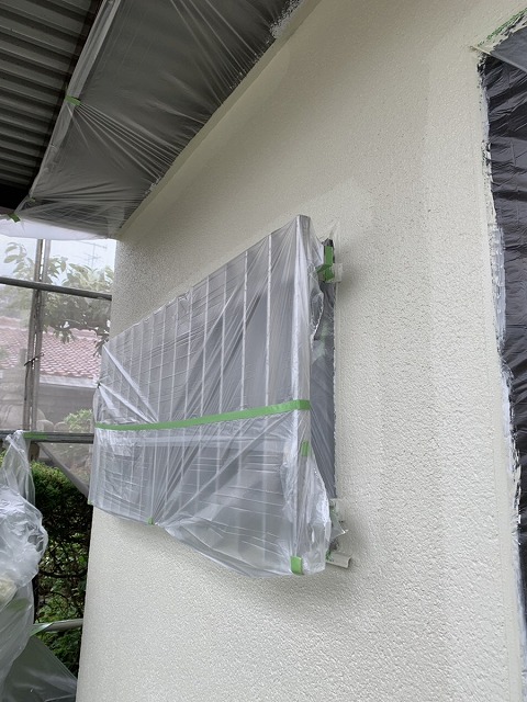 上塗り ダメ込み 水性ウレタン使用