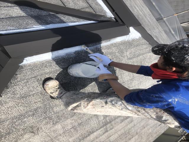 1液浸透性シーラー 塗布