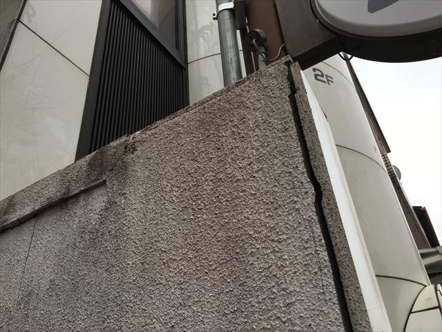 ALC外壁 クラック