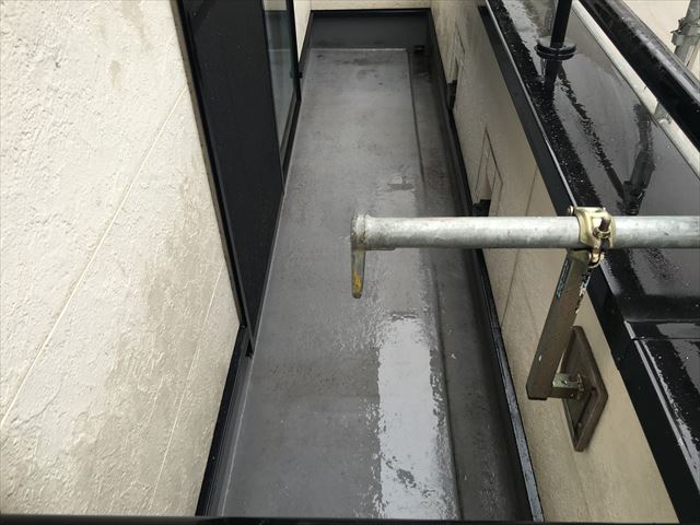 バルコニー 防水工事 洗浄後