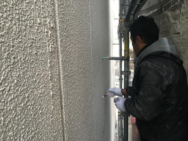 シーリング工事 プライマー塗布