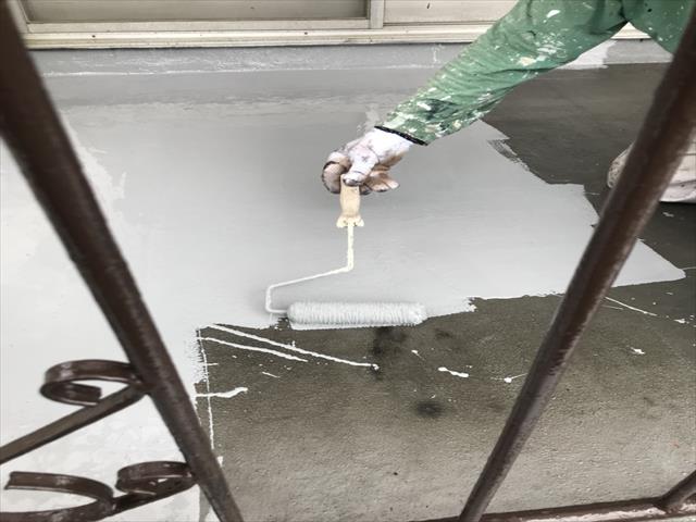 ウレタン防水材塗布