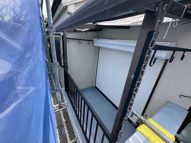 ベランダ鉄部の劣化状況