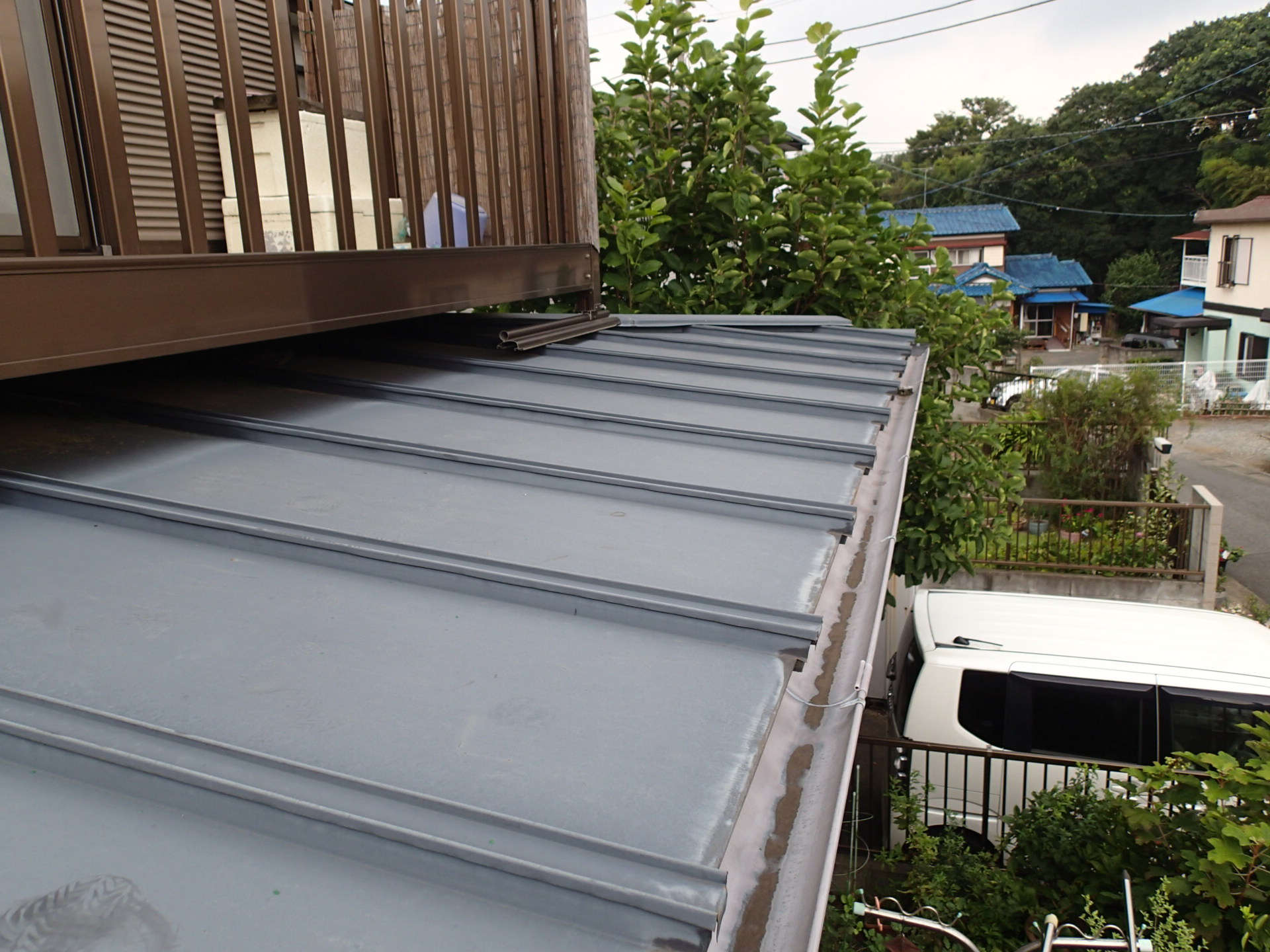 築13年、木造2階建ての外壁塗装現地調査に行ってきました。【屋根塗装】