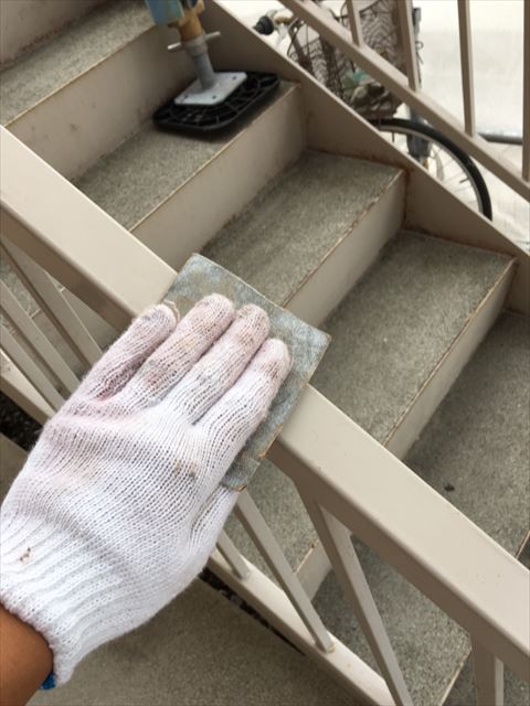 鉄骨の塗装前下地処理