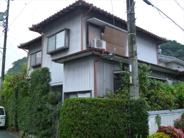 浜松市天竜区船明で外壁塗装工事が始まりました。
