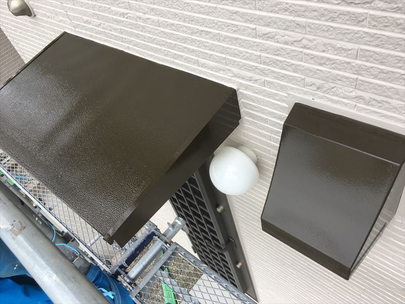 住宅外壁と付帯部の塗装完了