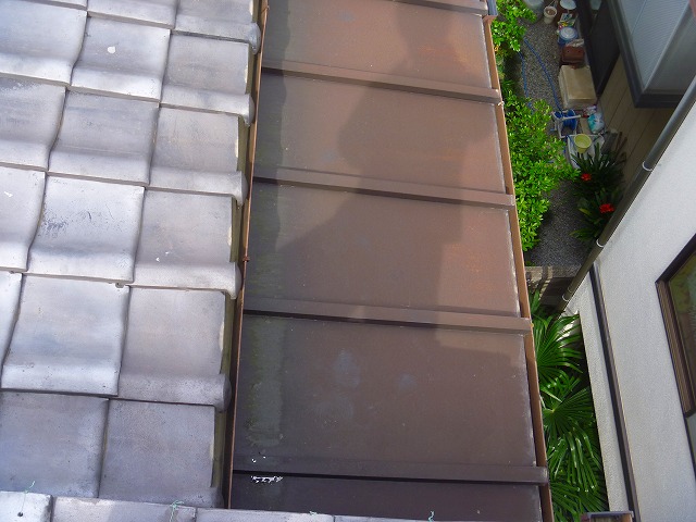 埼玉県　屋根塗装完成の状態