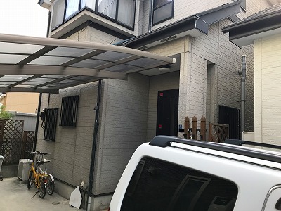 春日部市で【縁切り】の為のタスペーサー設置を行いました。