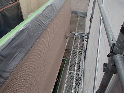 越谷市 ベランダさく外壁塗装