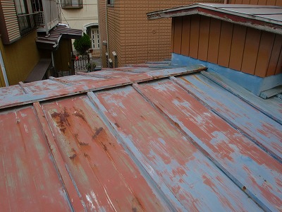 さいたま市北区 トタン屋根塗装