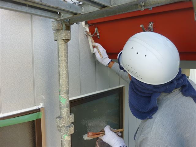 外壁塗装 さび止め塗り
