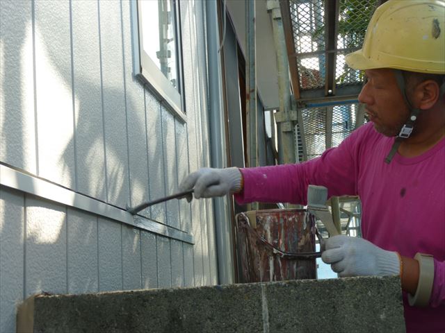 外壁塗装 さび止め塗り