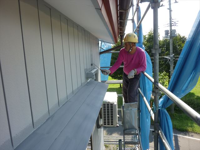 外壁塗装 さび止め塗り
