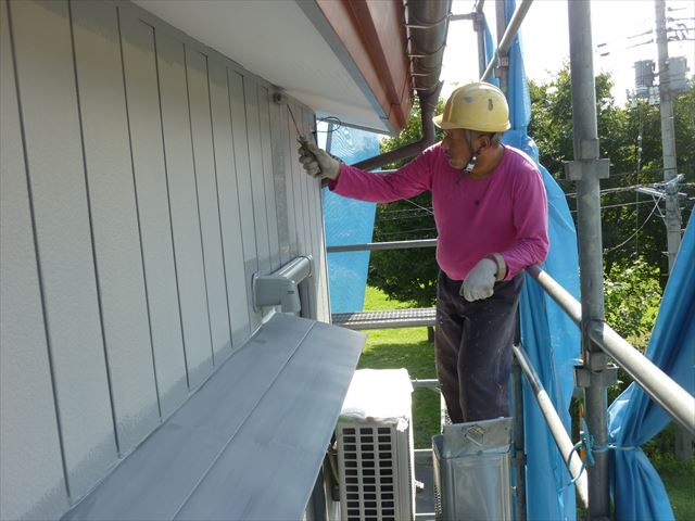 外壁塗装 さび止め塗り