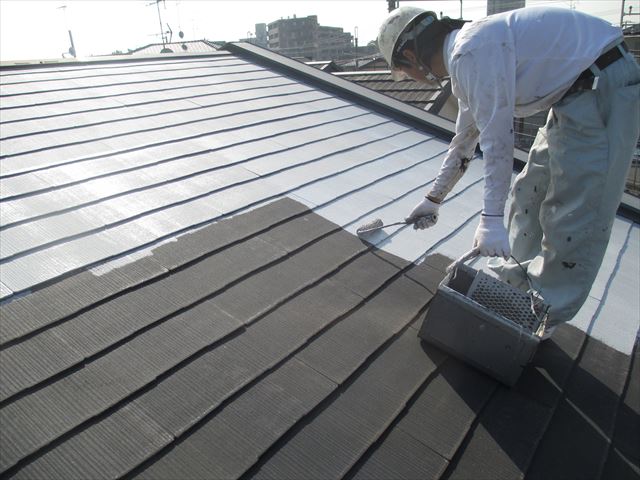 さいたま市のアパート屋根塗装を施工しました。