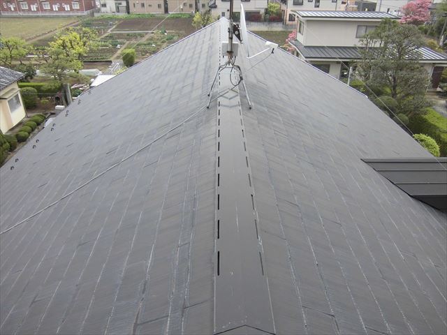 鴻巣市 屋根洗浄前