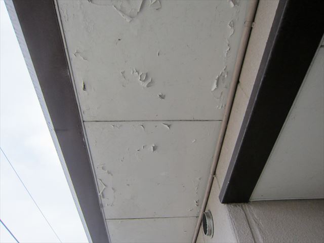 白岡市 マンション軒天点検