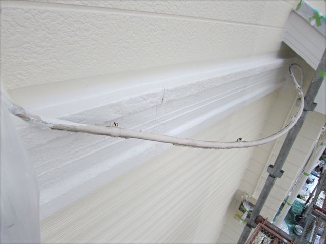 胴差し劣化部分補修作業1