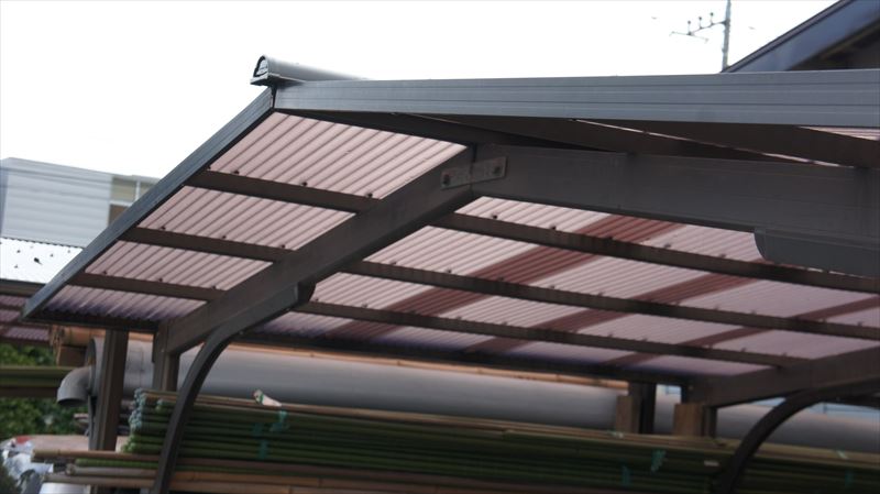 カーポート屋根張り替え完成2