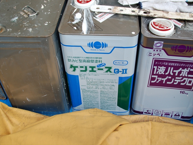 上尾市｜付帯部の軒天をニッペのケンエースG-Ⅱで。ケンエースGⅡの特長は。